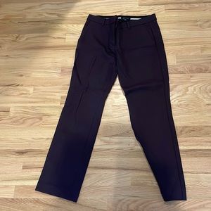NWOT Ann Taylor eggplant pants; size 10
